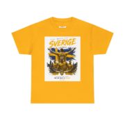 Sweden Sverige Graphic Tee – Svenska Pride Flag Lion Design - Image 9