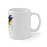 Fenerbahçe Ceramic Mug — Fenerbahçe Spor Kulübü Crest with Yellow & Navy Brushstroke - Image 2