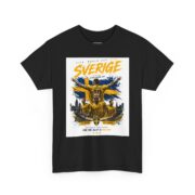 Sweden Sverige Graphic Tee – Svenska Pride Flag Lion Design - Image 7