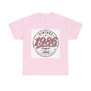 1986 Vintage Birthday T-Shirt — Retro 35th Anniversary Tee - Image 33