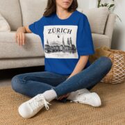 Zürich Skyline T-Shirt — Schweiz Cityscape Travel Tee - Image 22