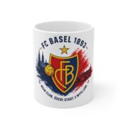 FC Basel 1893 Ceramic Mug – Swiss Football Club Crest Coffee Cup