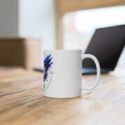 Chelsea Football Club Crest Ceramic Mug – Blue Splash Soccer Fan Gift - Image 4