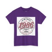 1986 Vintage Birthday T-Shirt — Retro 35th Anniversary Tee - Image 31