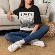 Tokyo Skyline T-Shirt — Vintage Japan Travel Tee - Image 6