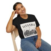 Istanbul Türkiye Skyline T-Shirt — Vintage Cityscape Travel Tee - Image 7