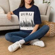 Dubai Skyline T-Shirt — United Arab Emirates Travel Tee - Image 29