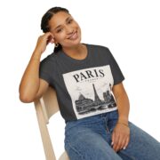 Paris France Vintage Skyline T-Shirt — Eiffel Tower Travel Tee - Image 29