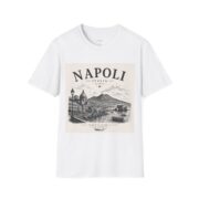 Napoli Italia Vintage T-Shirt — Italian Travel Tee with Mount Vesuvius Illustration
