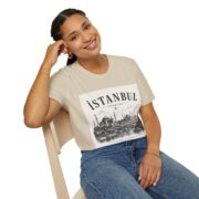 Istanbul Türkiye Skyline T-Shirt — Vintage Cityscape Travel Tee - Image 11