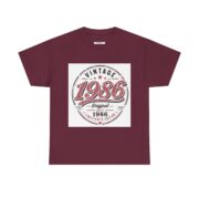 1986 Vintage Birthday T-Shirt — Retro 35th Anniversary Tee - Image 17