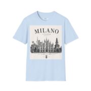 Milano Italia Skyline T-Shirt — Vintage Duomo Graphic Tee - Image 27