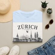 Zürich Skyline T-Shirt — Schweiz Cityscape Travel Tee - Image 17