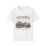Istanbul Türkiye Skyline T-Shirt — Vintage Cityscape Travel Tee