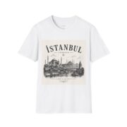 Istanbul Türkiye Skyline T-Shirt — Vintage Cityscape Travel Tee