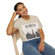 Paris France Vintage Skyline T-Shirt — Eiffel Tower Travel Tee - Image 32