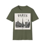 Paris France Vintage Skyline T-Shirt — Eiffel Tower Travel Tee - Image 25