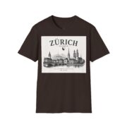 Zürich Skyline T-Shirt — Schweiz Cityscape Travel Tee - Image 11