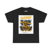 Sweden Sverige Graphic Tee – Svenska Pride Flag Lion Design - Image 5