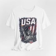 USA World Cup T-Shirt — Patriotic Soccer Tee with Statue of Liberty & Flag - Image 4