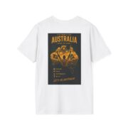 Australia Soccerroos T‑Shirt — Vintage Kangaroo & Flag Soccer Fan Tee - Image 4