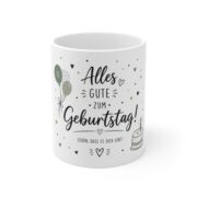 Birthday Mug "Alles Gute zum Geburtstag" – German Birthday Coffee Cup