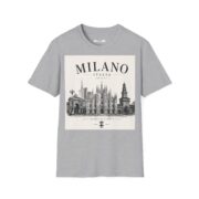 Milano Italia Skyline T-Shirt — Vintage Duomo Graphic Tee - Image 15