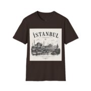 Istanbul Türkiye Skyline T-Shirt — Vintage Cityscape Travel Tee - Image 18