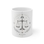 Libra Zodiac Mug — Waage Scales Astrology Coffee Cup