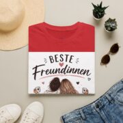 Beste Freundinnen T-Shirt – BFF Freundschaftsshirt mit Herzmotiv - Image 36