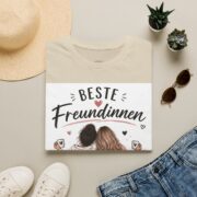 Beste Freundinnen T-Shirt – BFF Freundschaftsshirt mit Herzmotiv - Image 11