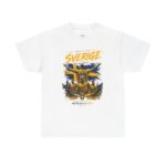 Sweden Sverige Graphic Tee – Svenska Pride Flag Lion Design