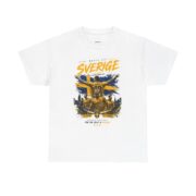 Sweden Sverige Graphic Tee – Svenska Pride Flag Lion Design
