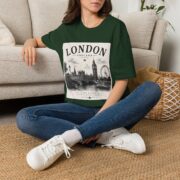 London England Vintage Skyline T-Shirt — Big Ben & London Eye Travel Tee - Image 18