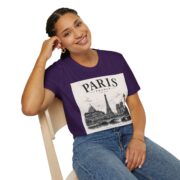 Paris France Vintage Skyline T-Shirt — Eiffel Tower Travel Tee - Image 11