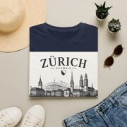 Zürich Skyline T-Shirt — Schweiz Cityscape Travel Tee - Image 29