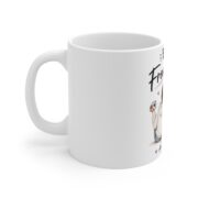Beste Freundinnen Ceramic Mug — "Nicht immer Blut, aber immer Herz" Friendship Gift - Image 3