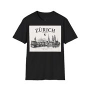 Zürich Skyline T-Shirt — Schweiz Cityscape Travel Tee - Image 7