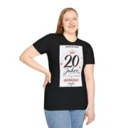 20 Jahre Geburtstag T-Shirt für Frauen – "20 Jahre" Jubiläums-Shirt mit Krone & Herzen - Image 8