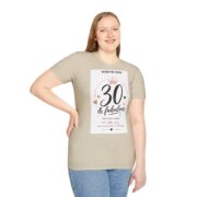 30 & Fabulous T-Shirt — Women's 30th Birthday Celebration Tee - Image 12