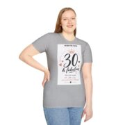 30 & Fabulous T-Shirt — Women's 30th Birthday Celebration Tee - Image 16